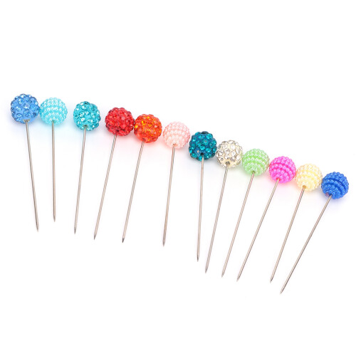 6 Bayberry + 6 spille con strass colorate, un set 1