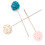 6 Bayberry + 6 spille con strass colorate, un set 5