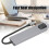 Dock USB-C 6-in-1: USB 3.0, HDMI 4K, PD 87W 3