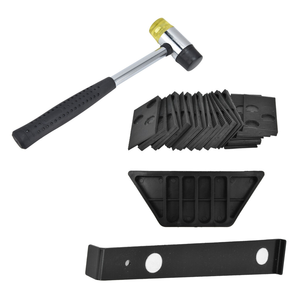 Flooring Installation Kit Laminate Tool With Rubber Hammer/Pull Bar/Tapping Block/20Pcs Spacers 7891322486053