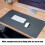 Set de table réversible 80x40 cm bleu et jaune tapis de souris 4