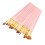 Set di 20 spazzole per capelli in nylon rosa, 5 forme 10