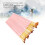 Set di 20 spazzole per capelli in nylon rosa, 5 forme 7
