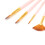 Set di 20 spazzole per capelli in nylon rosa, 5 forme 6