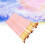 Set di 20 spazzole per capelli in nylon rosa, 5 forme 16