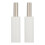 Micro-zu-Type-C Adapter 2er-Pack Robustes Plastik Schnelle Datenübertragung & Ladeumwandlung 11