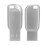 Clé USB 2.0 en métal compacte 8 Go argent 10