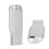 Clé USB 2.0 en métal compacte 8 Go argent 3