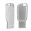 Clé USB 2.0 en métal compacte 8 Go argent 9