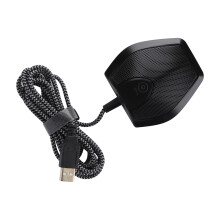 Micro USB à condensateur double -38dB 50Hz-16KHz Noir