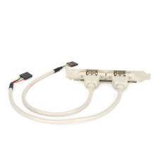Extension du panneau avant en aluminium : USB 2.0 à 2 ports