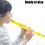 Clarinette à 8 trous en ABS transparent jaune portable 6