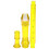 Clarinette à 8 trous en ABS transparent jaune portable 9