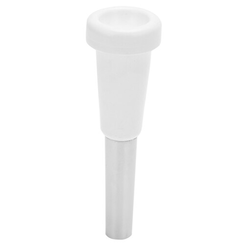 Bocchino di tromba in metallo bianco + ABS per studenti 1