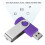 Clé USB Candy Purple rotative 1 Go 3
