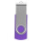 Clé USB Candy Purple rotative 1 Go 2