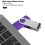 Clé USB Candy Purple rotative 1 Go 10