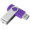 Clé USB portable rotative de 32 Go, couleur Candy Purple 1