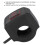 22 mm/0,9 po Bouton d'interrupteur de guidon étanche rouge 6