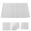 0.5x0.8m blanc Tapis d'insonorisation automobile 15mm PP+PET 8