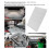 0.5x0.8m blanc Tapis d'insonorisation automobile 15mm PP+PET 7