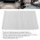 0.5x0.8m blanc Tapis d'insonorisation automobile 15mm PP+PET 12