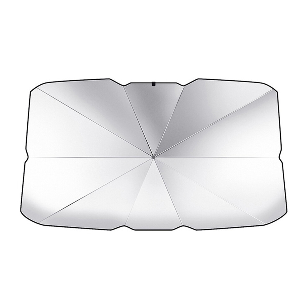 Upgraded Windshield Sun Shade Foldable Umbrella Uv Rays Prevention Reflective Sunshade For Car Front Window Blocks Fits Most Suvs 3501322488929