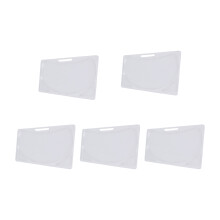 5pcs Transparent DIY Neck Mask Mold Reusable Neck Patch Tray for Facial Mask Maker