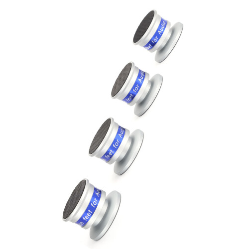 SP4533 Tampon isolant pour pied 45x33mm platine argentée