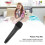 Microphone de décor réaliste noir 2,523,54,9 cm 3