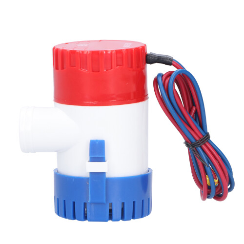 Pompe de cale en ABS 12V/24V 350-1100GPH, Sortie 19mm
