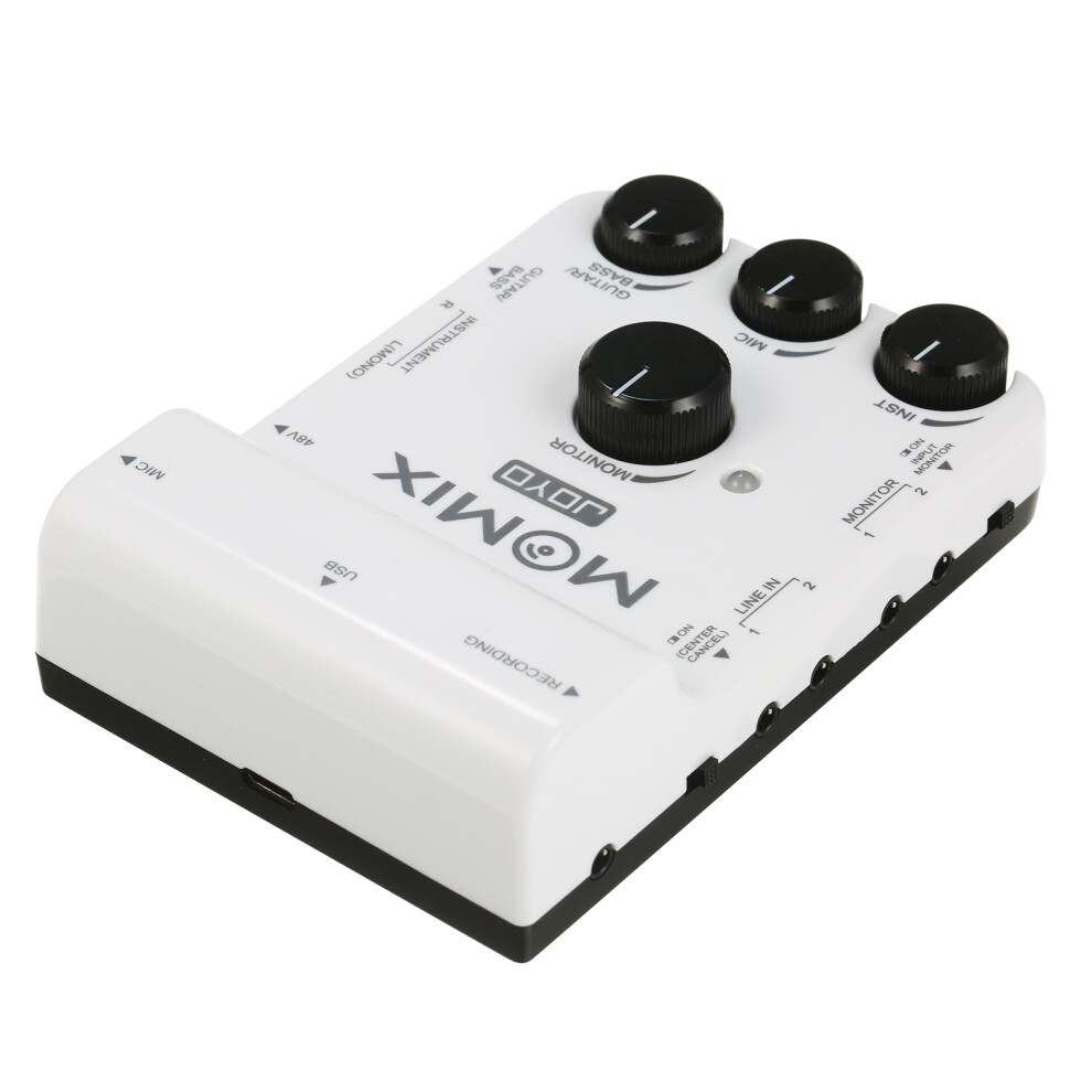JOYO MOMIX USB Audio Interface Mixer Portable Audio Mixer Professional Sound Mixer for PC Smartphone Audio Equipment Music Instruments