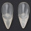 Zanne da vampiro trasparenti 19 mm 5 paia/10 pezzi 11