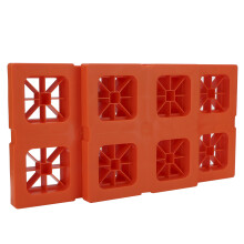 5pcs Leveling Blocks Kit Interlocking Lift AntiSlip Pads with Strap for RV Campers Trailer