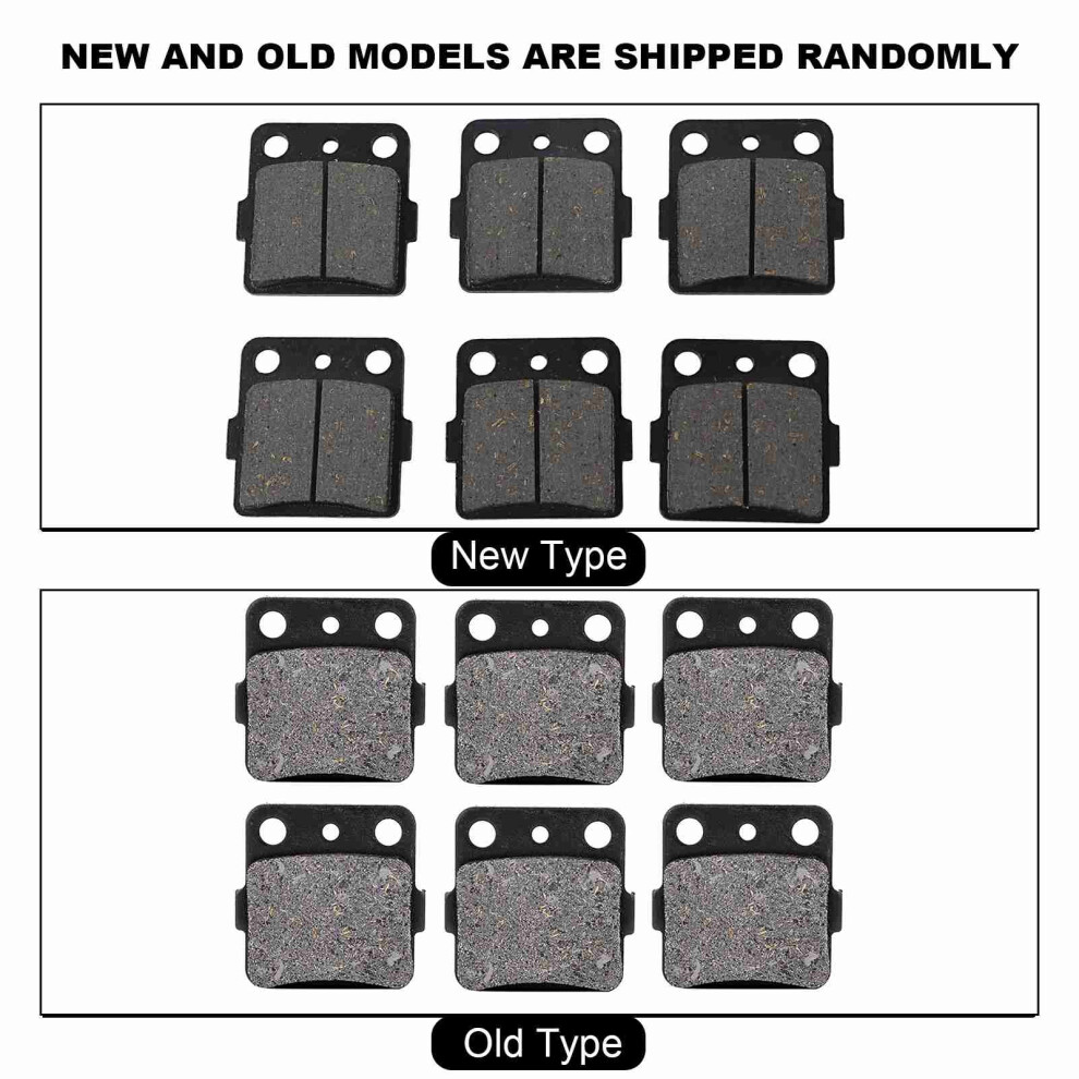 6Pcs Front & Rear Brake Pads For Trx400ex Trx400x Sportrax 9914 4901322494132