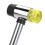 Mandrin à bagues en 3 pièces, 33 mm / 1,3 po, Sizer, argent martelé 9