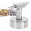 Enclume à double corne avec base large 950 g argent 6