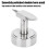 Enclume à double corne avec base large 950 g argent 5