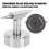 Enclume à double corne avec base large 950 g argent 4