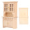 Armadio in scala 1:12, colore legno, 15,5  9  3,4 cm 9