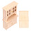 Armadio in scala 1:12, colore legno, 15,5  9  3,4 cm 11