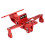 Alluminio 20x17cm rosso supporto per targa posteriore 5