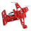 Alluminio 20x17cm rosso supporto per targa posteriore 6