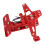 Alluminio 20x17cm rosso supporto per targa posteriore 1