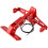 Alluminio 20x17cm rosso supporto per targa posteriore 7