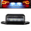 Luce targa 12V 6LED 6000K ABS nera 16