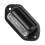 Luce targa 12V 6LED 6000K ABS nera 11