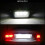 Luce targa 12V 6LED 6000K ABS nera 13