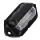Luce targa 12V 6LED 6000K ABS nera 9