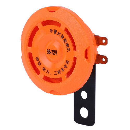 Anneau de klaxon intelligent étanche orange 36V-72V 2